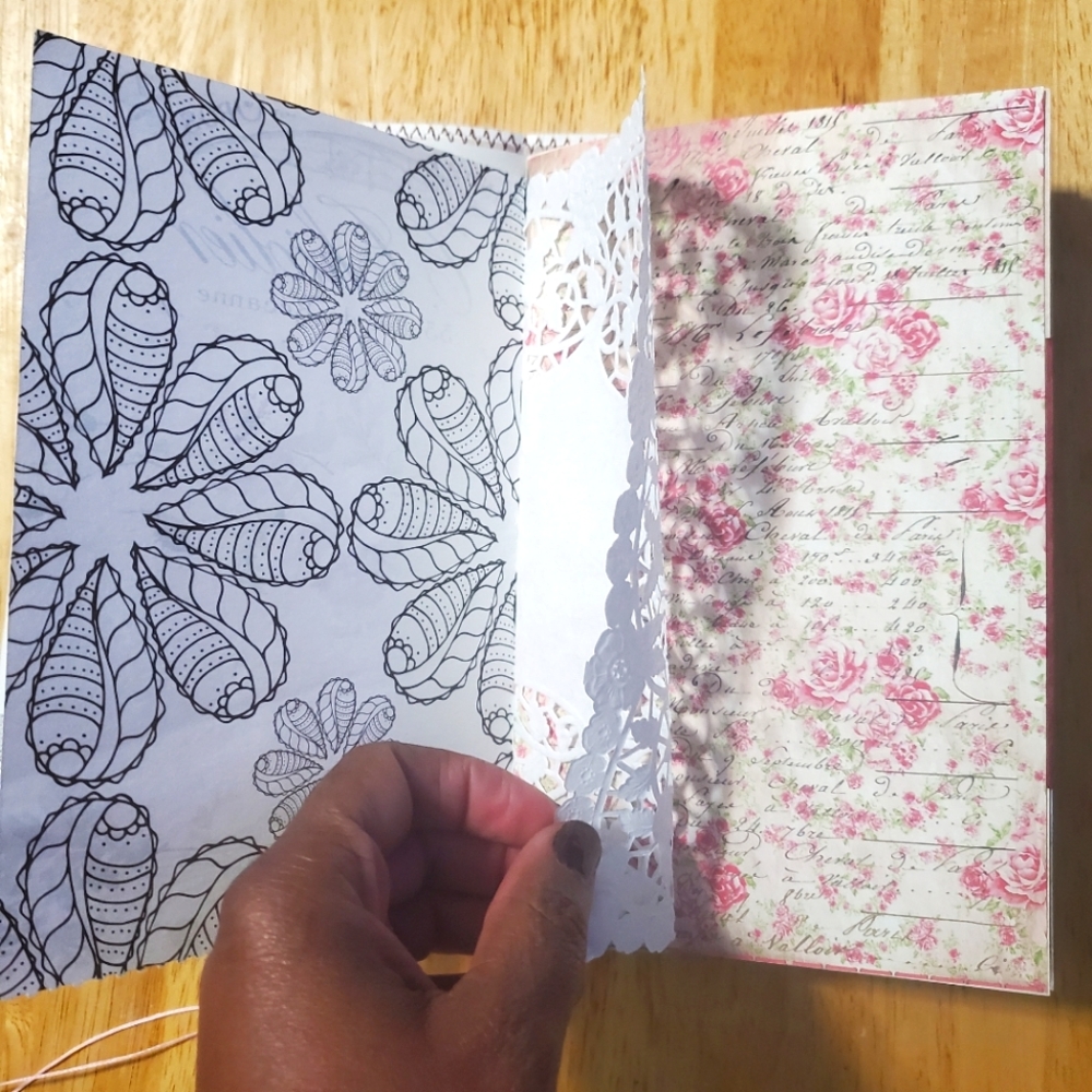 🙏 HAND CRAFTED Junk journal scrapbook photo album notebook journal - Picture 7 of 11